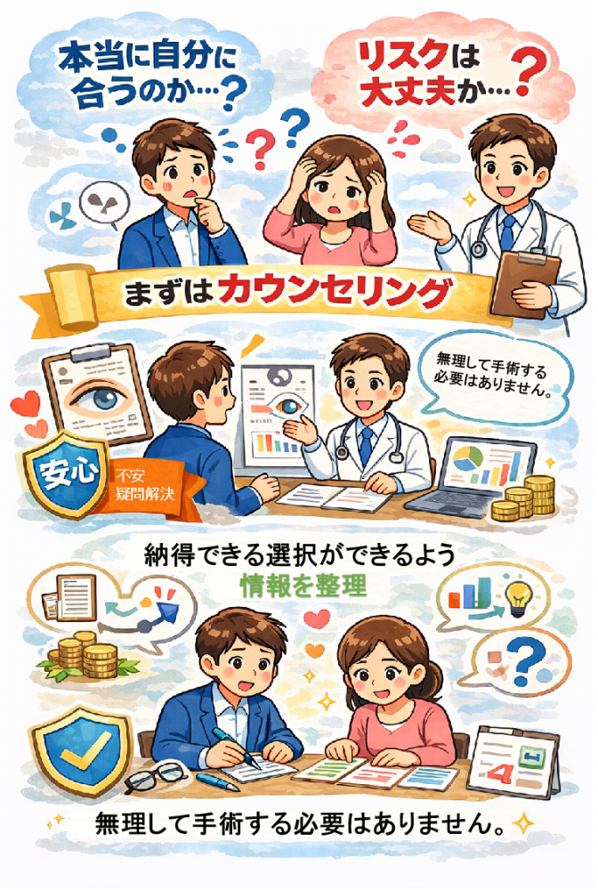 東京でICLを検討している方へ｜まずはカウンセリングを